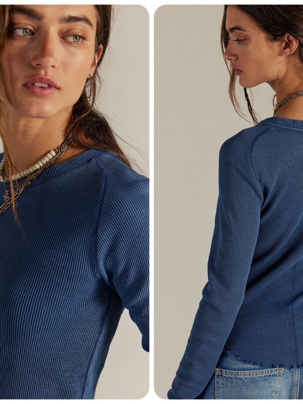 Free People We The Free Easy Does It Long Sleeve Tee